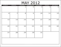 May 2012 May 2012 Charity / Fundraising Observances